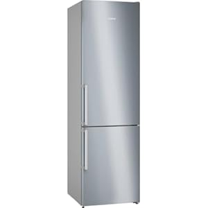 SIEMENS KG39NAIAT, iQ500, Stand-Kühl-Gefrier-Kombination, 203 x 60 cm, 260 L Kühlen & 103 L Gefrieren, Gefrierbereich unten, NoFrost, hyperFresh, bottleCooler, Gebürsteter Stahl