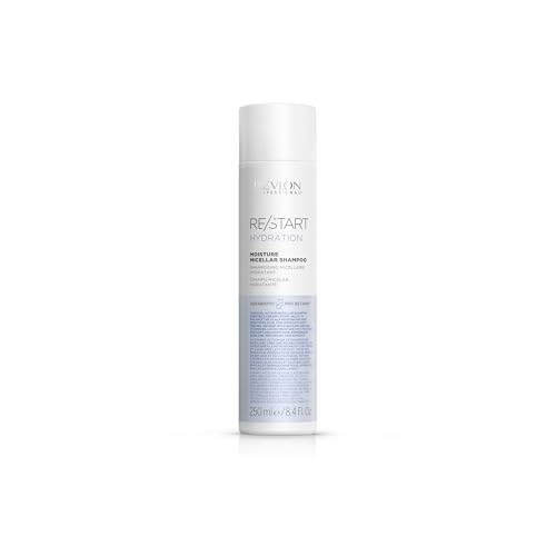 RE/START Hydration Moisture Micellar Shampoo, 250 ml, Mizellen Shampoo für Haar & Kopfhaut, Haarshampoo für mehr Feuchtigkeit, cremiger Schaum für normales bis trockenes Haar, Anti Frizz