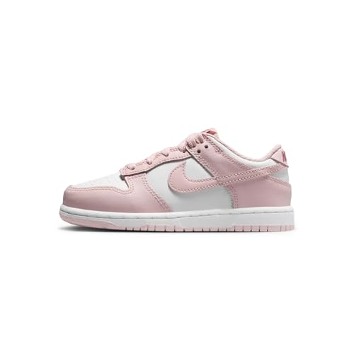 Preschool Nike Dunk Low 'White/Pomegranate' - HV0930-100