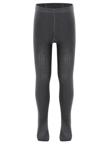 JEATHA Footed Tights for Girls Ballet Dance Pants Cable Knit Seamless Pantyhose Stockings Leggings