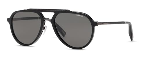 Chopard Herren Chopard SCH399 700Z Sonnenbrillen Acetat Schwarz Rauch Pilot Polarisiert