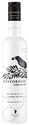 Aceite L'Estornell Arbequina de 50 cl caja de 3 botellas oliva suave