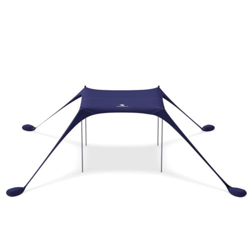 Image of SUN NINJA Mini Beach Tent, UPF50+ Beach Shade Sun Shelter, Navy