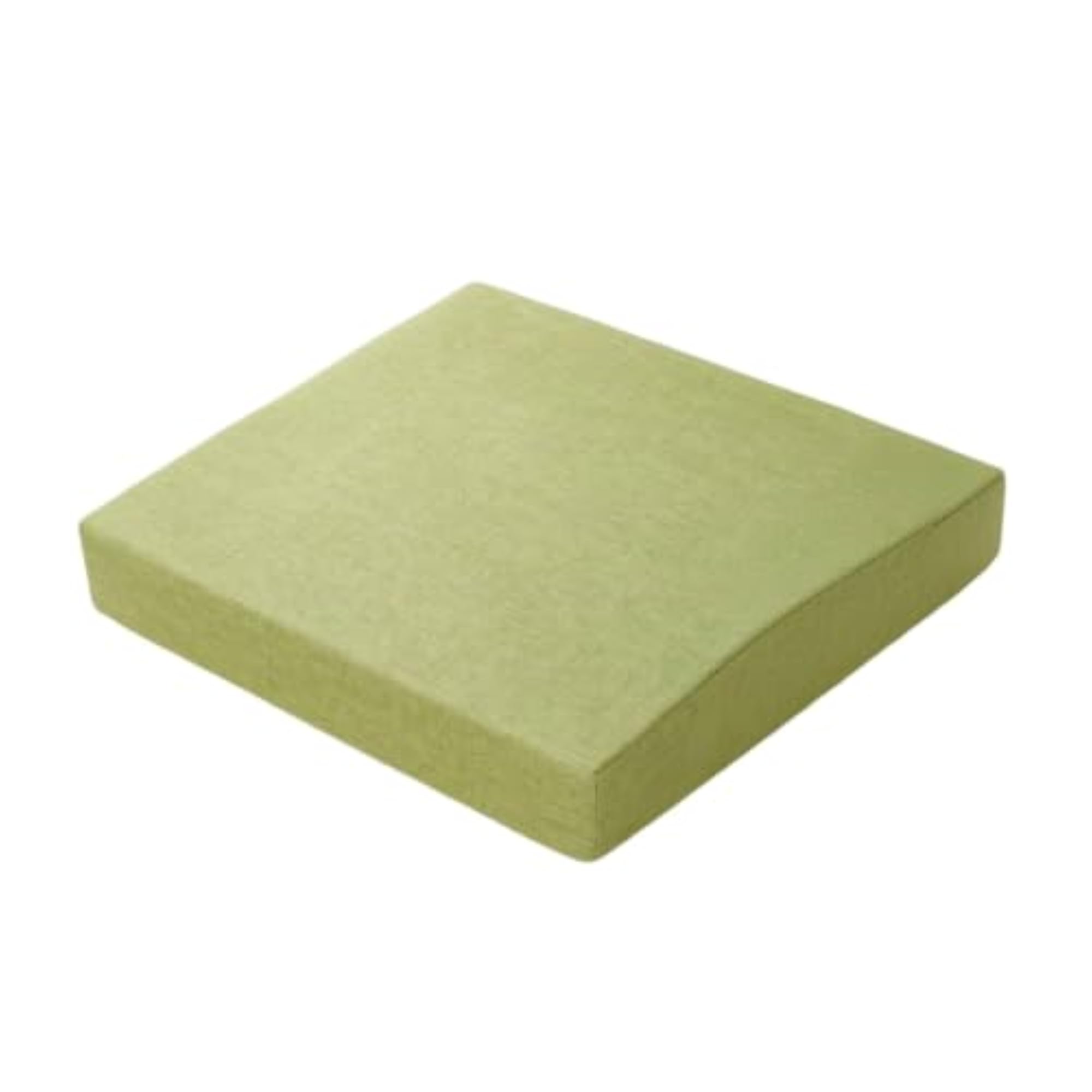 High-Density Cushion with Linen-Look Cover, Square Sponge