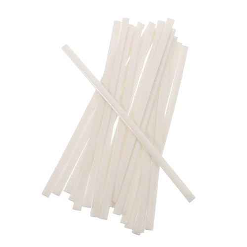 Cabilock 20pcs Car Bumper Welding Rod Welding Rods Plastic Bumper Repair Car Bumper Repair Kit Tools for Welding Polyethylene Welding Kit Plastic Repair Welder Kit Rod Welder White Pp