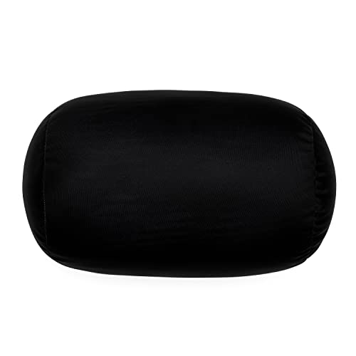 Focustree Squish Bean Bed Microbead Pillow Bolster Tube Body Pillow Smooth Cool Touch Fabric Neck &...