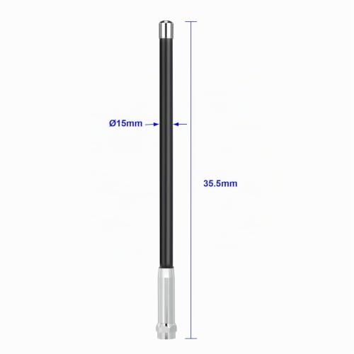 Antena Radioaficionado PL259 con Construcción Rígida de Fibra de Vidrio 7