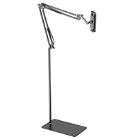 Gooseneck Tablet Holder for Kindle Reading in Bed with Page Turner Remote, Hands Free Desk Bedside Lazy Arm Stand for Kindle Accessories, Gifts for Readers