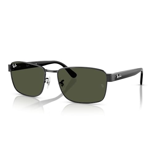 Ray-Ban Sunglasses 0RB3750 002/31 Tam 62 / Black - Green Lens