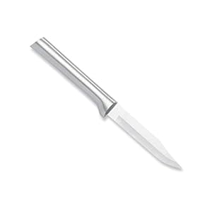 RADA Cutlery Everyday Paring Knife Stainless Steel Blade with Aluminum Made in USA, 6-3/4 Inches, Silver Handle