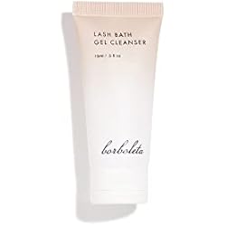 Borboleta Lash Bath Gel Cleanser - Gentle Gel Lash Shampoo for Lash Extensions and Natural Eyelashes, Eyelash Shampoo – (Travel Size (.5 oz))
