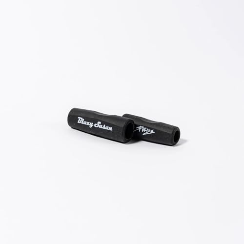 Blazy Susan Tube Tip Adapter - Black, 2 ct - Silicone Dual-Size Adapter for Activated Carbon Tips