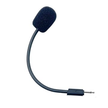 NewTH Microfone de jogo de substituição para JBL Quantum 100 Q100 Q100 fones de ouvido estéreo para jogos no PS5 PS4 PC Xbox MAC, cancelamento de ruído removível, barra de microfone cristalino de voz,