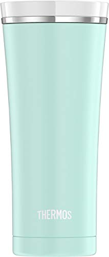 Thermos Sipp 16 Ounce Stainless Steel Travel Tumbler, Matte Turquoise