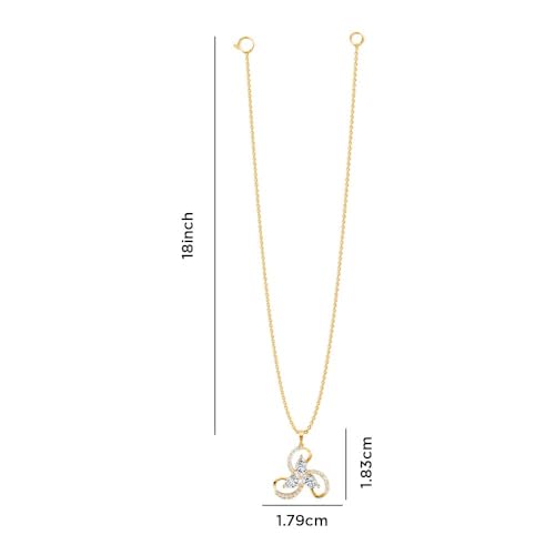 Image of Miss Highness 925 Silver Modern Pendant Necklace for Women & Girls | Minimal Daily Wear Design | Silver Jewellery With Authenticity Certificate | Gift for Girlfriend Wife | With Chain Pendant
