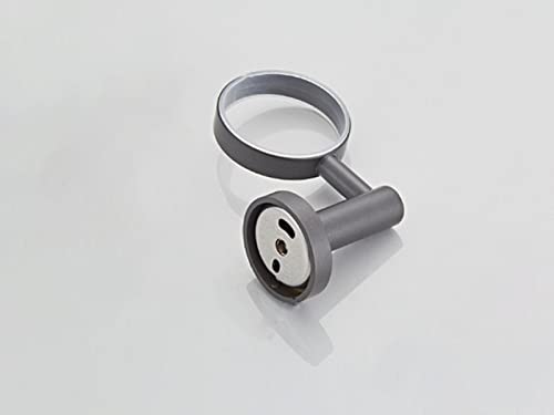 Accessoires de salle de bain gris en laiton pour optimiser un espace bien-être - 6