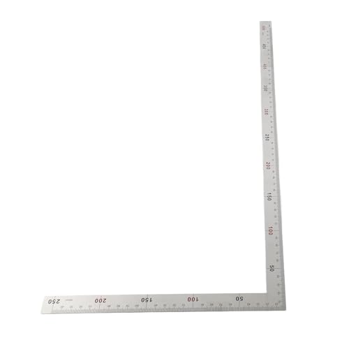 Équerre de charpentier inox pour éliminer les erreurs de mesure à angle droit