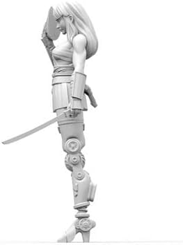 Amazon | 1/35 狐面を被る女剣士 アンドロイド 忍者 未塗装