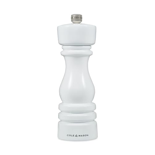 Cole & Mason London Refillable Spice Mill - Kitchen & Home Accessory - Table Black Pepper Grinder...