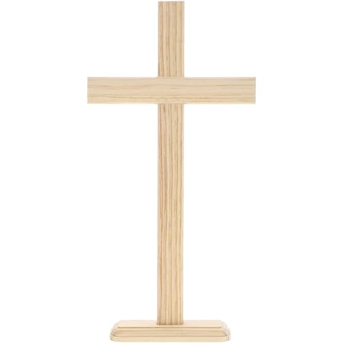 Juvale Wood Crosses for Crafts - 2 Pack, 7.9 x...