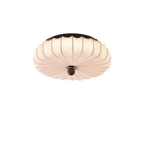 Plafonnier rétro en tissu vintage haut de gamme pour intérieur élégant