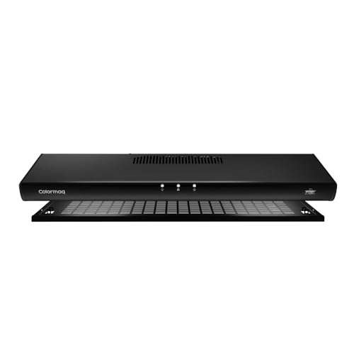Colormaq Depurador de Ar Slim Cook 60cm Preto com Iluminação Embutida Bivolt