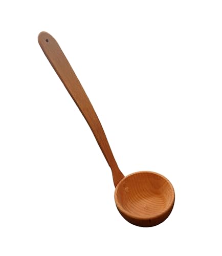 Wooden World – Louche de cuisine légère et maniable en bois de hêtre.