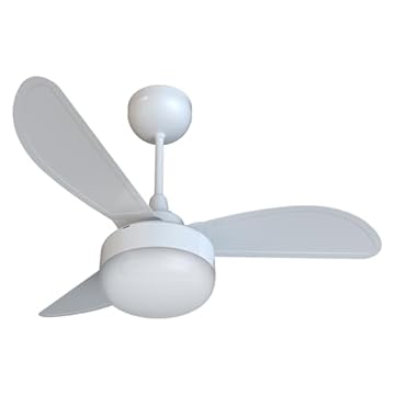 Ventilador de Teto Ventisol Fênix Branco Inverter Controle Remoto, 02 Lâmpadas Led Inclusas - Bivolt