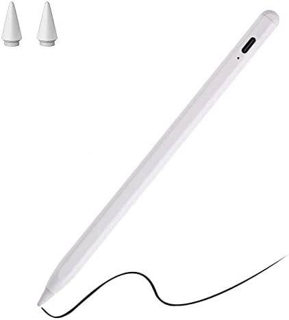 Stylus Touch Pen for Apple Ipad(2018-2022),Ipad Pencil With Palm Rejection,Tilting Detection,Magnetic Compatible with iPad Pro,iPad 6/7/8/9th,iPad Air 3rd/4th/5th,iPad Mini 5th/6th Gen(No Bluetooth).