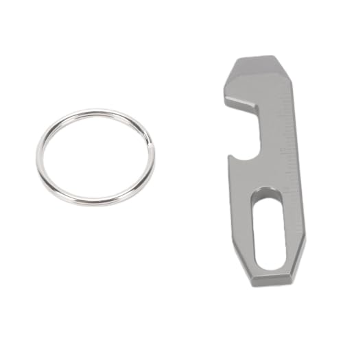 Julihai Ti Alloy Pocket Pry Bar, Keychain Multi Tool for Outdoor