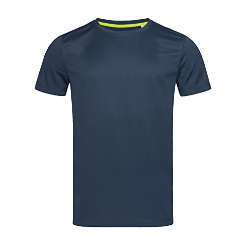 Stedman Herren T-Shirt , Blau (Marina Blue 207) , Small