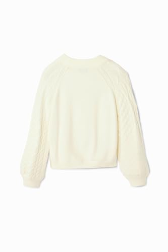 Image of Desigual Women's Textured Sleeve Sweater