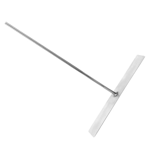 ibasenice Grill Ash Rake BBQ Coal Ash Shovel Fireplace Scraper Easy to Clean Heatproof Handle for BBQ Lovers