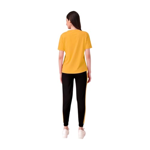 Image of Women's Casual Printed T-Shirt and Track Pant Set | Casual, Soft, and Comfortable Outfit for Home or Everyday Wear