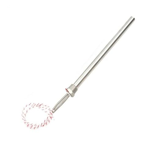Elemento riscaldante 220v del riscaldatore a Cartuccia in Acciaio Inossidabile con Tubo scaldabagno ad Immersione filettato da 1/2 (21mm) (2000w 15x300mm)