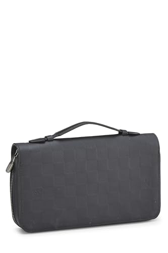 Pre-Loved Black Damier Infini Zippy XL, Black2