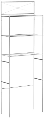 Zenna Home Over the Toilet Storage Shelf Space Saver, Behind Toil...