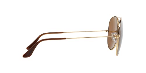Image of Ray-Ban RB3025 Metal Aviator Sunglasses + Vision Group Accessories Bundle