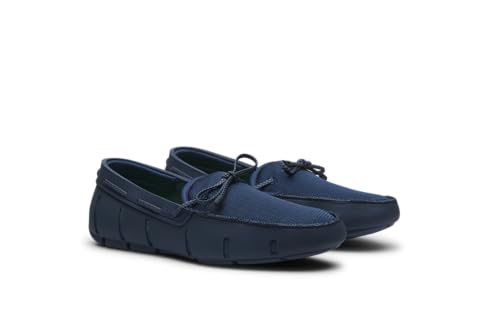 Image of SWIMS Braided Lace Loafer for Men, Breathable Slip On Water Friendly Driving Shoe, Lightweight Mesh Upper, Drainage Sole