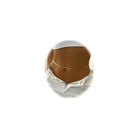 FIASASO 2Pcs Adjustable Belly Chain Cover