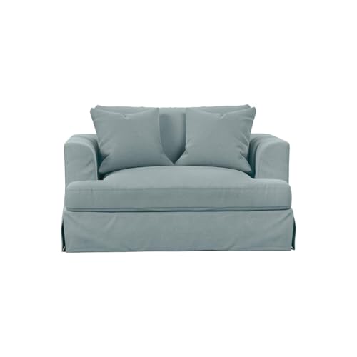 Sillón Plegable Tela Performance Azul miniatura 4