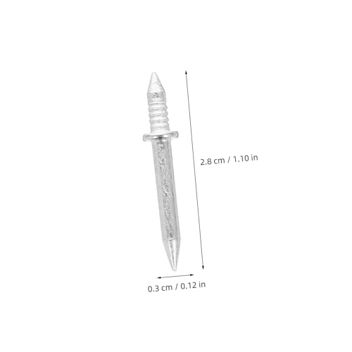 OSALADI 200pcs Clavos de Doble Cabeza, Clavos para Molduras sin Marcas, Clavos de Doble Punta para Madera miniatura 4