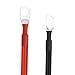 Letivay 1FT 4 AWG Battery Cables Fitted with 3/8