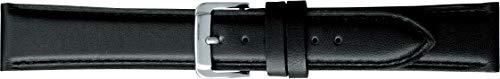 BAMBI 時計バンド 牛革 スコッチガード ブラック 10mm BCM001AF