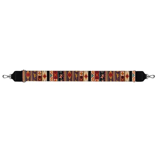Image of TODIYADDU Tribal Horse Adjustable Straps Wide Shoulder Strap Aztec Style Guitar Strap for Purses Crossbody Wide Strap Crossbody Bags for Women Students Office Workers Fit for Sports
