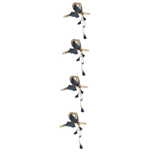 Pinces à cheveux FRCOLOR lot de 4 barrettes à griffes antidérapantes pour femme