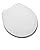 PROFLO PFTSHEC1000WH PROFLO PFTSHEC1000 Round Closed-Front Toilet Seat with Quick Release and Lid