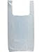 International Plastics MB-T-16HD 8 x 4 x 16 in. Plain White HD Bag - Case of 2000