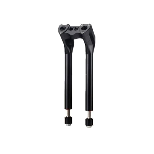 Élévateur guidon 1 1/8" avec fixation 28 mm et rehausseurs 10" pour Street Bob
