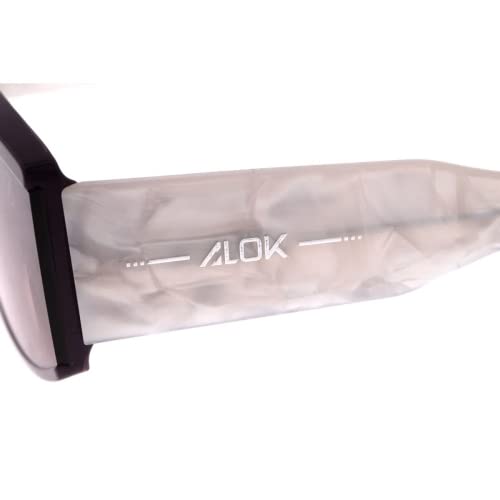 Chilli Beans Óculos de Sol Feminino Alok Nature Tech Narrow - Branco